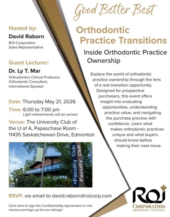 Orthodontic Practice Transition Event